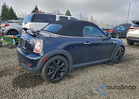 2012 Mini Cooper Roadster S z USA, uszkodzony, nr VIN WMWSY3C53CT144300